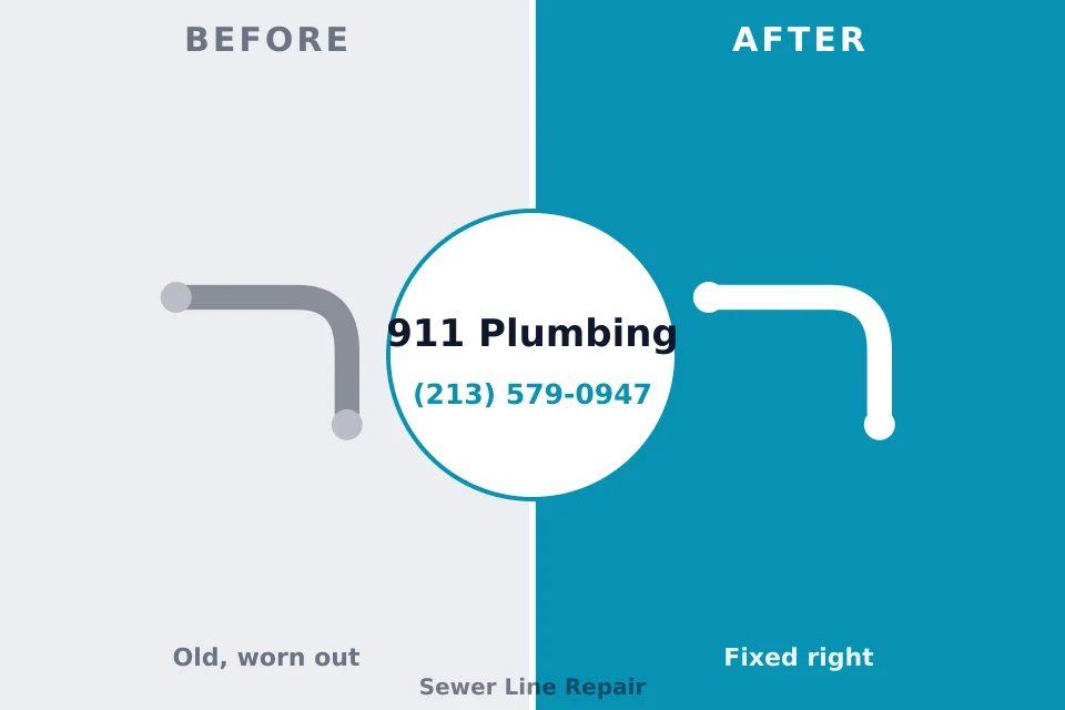 Before and after: plumbing company Tillson, NY